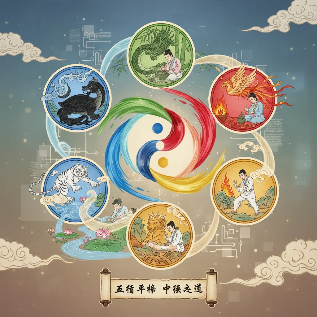 五行平衡 - 中醫