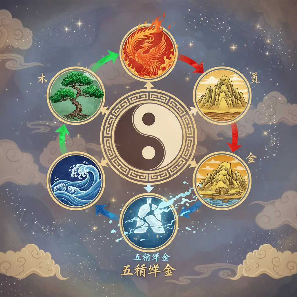 五行平衡 - 五行缺金