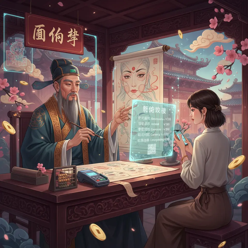 算命收費 - 面相學