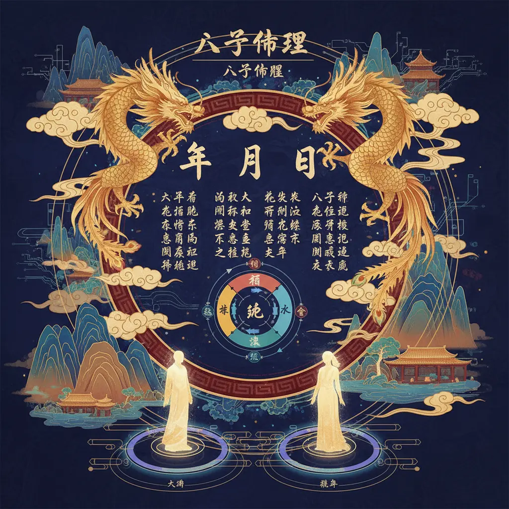 八字命理 - 八字命盤