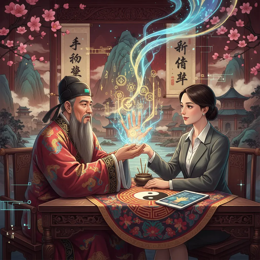 算命師傅 - 手相學