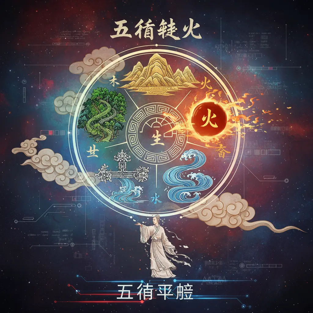 五行平衡 - 五行缺火