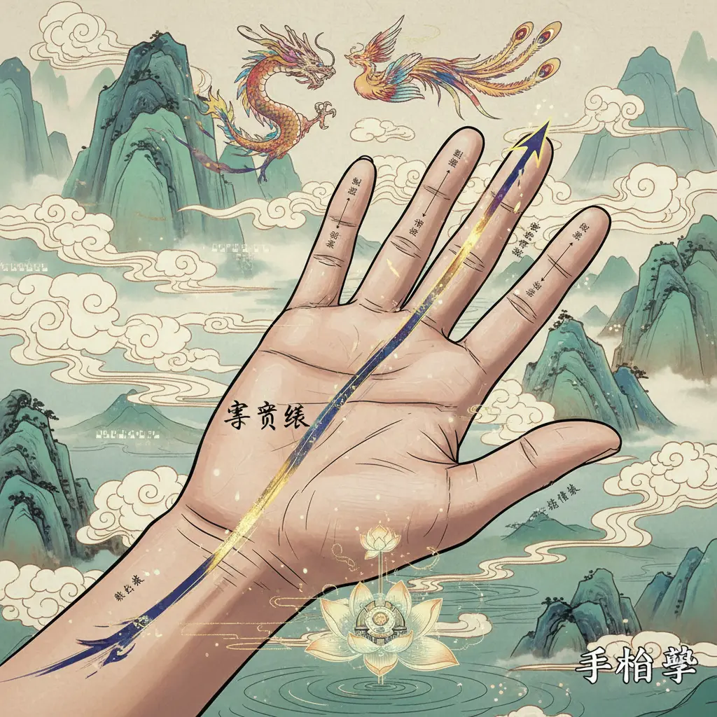 手相學 - 事業線